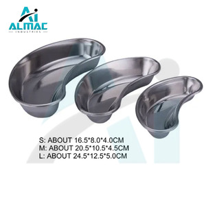 Almac Surgical Tray with Kidney-Shaped 304 Stainless Steel <b>Disinfection</b> Plate Manual <b>Medical</b> Instrument Set - Product Image 5