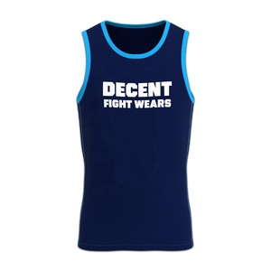 Débardeur unisexe respirant et ajusté pour les athlètes de boxe, conçu pour les entraînements de haute intensité avec tissu extensible anti-humidité - Product Image 2
