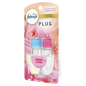 Recambio de aceite de ambientador Febreze Odor-Fighting PLUG, pétalos de rosa, (1) .87 FL. Onzas. - Product Image 3