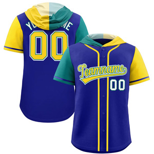 Vente chaude Personnalisé 100% Polyester Baseball Jersey Boutonné Avec Caractéristique Respirante Fabriqué par Hanger Impex - Product Image 3