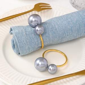 Fantaisie Design Ronds De Serviette Feuilles Rond De Serviette Haut De Gamme Décorations De Banquet De Mariage Na Ginkgo Métal En Acier Inoxydable - Product Image 2