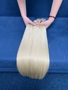 Rubio y negro para extensiones de cabello humano Natural de tono Ombre Virgen cruda Remy 100% Cabello Virgen Remy 100% Extensión de cabello humano - Product Image 5