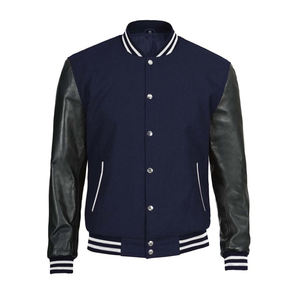 Trendy Unique Style <b>Plus</b> <b>Size</b> Varsity University Baseball <b>Jacket</b> Men'<b>s</b> <b>Jackets</b> Blank Patch and 3D Embroidered Collage <b>Jacket</b> - Product Image 3
