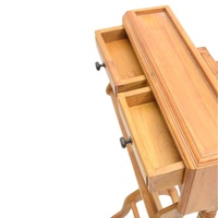 Porte-vêtements en bois avec porte-manteau, tiroirs, barre à pantalon, cintre à vêtements, porte-manteau pour hommes et femmes dans les chambres