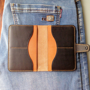 Logotipo personalizado nuevo al por mayor de viaje de cuero real pasaporte cubierta cartera con tarjetero pasaporte cartera titular de la tarjeta - Product Image 2