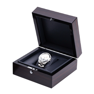Boîte de rangement pour montres en MDF écologique avec fermeture à pression, matériaux recyclés, design rectangulaire 20x18x9cm - Product Image 2
