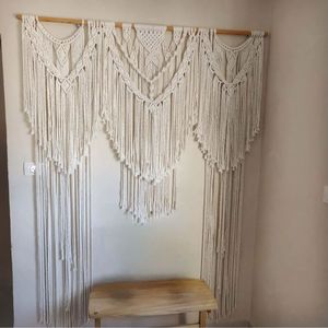 Hermoso Arco de Macramé para Boda, Decoración Elegante para Fiestas Bohemias - Product Image 2