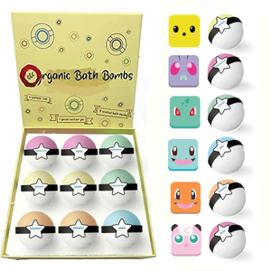 Bombes de bain pour enfants - Pack de 9 bombes de bain organiques, excellent cadeau pour les garçons et les filles, jouet de bain amusant, 3,5 oz, aromathérapie et relaxation - Product Image 2