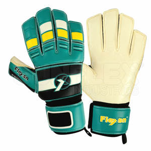 Guantes de portero OEM personalizables de alta calidad de Pakistán hechos con cuero para adultos con su propio logotipo - Product Image 1