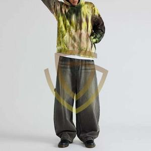 Sudadera con Capucha para Hombre, Nueva Colección 2025, Servicio OEM, 100% Algodón Orgánico, Estilo Sólido, Tejido French Terry Grueso para Invierno, Corte Regular, Colores Personalizables - Product Image 4