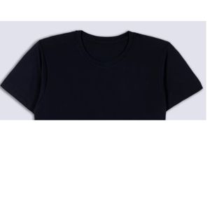 เสื้อยืดลำลองผู้ชายไซส์ใหญ่ คุณภาพสูง ปรับแต่งโลโก้ได้ สีดำ 220gsm ผ้าฝ้ายออร์แกนิค 100% ระบายอากาศได้ดี - Product Image 4