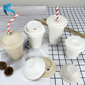 Tazas de bagazo de caña de azúcar ecológicas para uso diario - Product Image 2