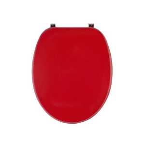 Couvre-siège de toilette universel rouge framboise - Product Image 1