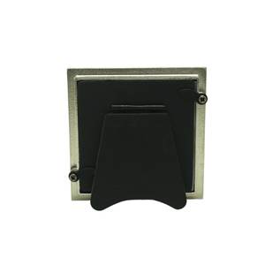 Marco de fotos de METAL plateado para decoración del hogar, perlas, 2x2 - Product Image 3