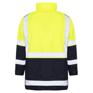 ONIKS IMPEX Veste de sécurité à coquille souple imperméable respirante haute visibilité pour hommes pour les travaux de construction - Product Image 2