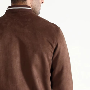 Veste universitaire chaude d'hiver de qualité supérieure pour hommes Letterman en laine lourde avec manches en cuir broderie de Logo personnalisé - Product Image 3