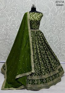 Designer Partywear Lehenga Choli With <b>Embroidery</b> Work - Product Image 6