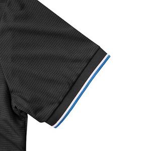 Polos con cremallera de un cuarto para hombre, polos de golf atléticos con cremallera de manga corta, ropa deportiva, polos de algodón 100% de talla grande OEM - Product Image 5