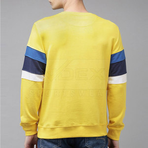 Pull à manches longues 100% coton de haute qualité pour hommes sweat-shirt à col rond personnalisé en gros pour l'hiver sweat à capuche teint uni - Product Image 2