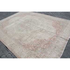 Alfombra Turca Vintage, Alfombra de 8.5x11.6 pies, Alfombra Azul con Borde Grande - Product Image 2