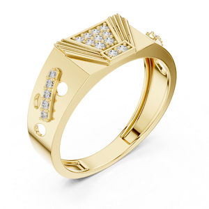 Anillo de Oro Rosa de 14K con Diamante Cultivado en Laboratorio de 0.18 Quilates, Certificado IGI, para Mujer |   Nuevo Vestido de Fiesta con Diamantes Cultivados - Product Image 5