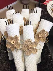 Rattan <b>Napkin</b> Rings Best Designs Tissue Holders High Quality for Wedding <b>Party</b> Restaurants Table Decoration - Product Image 4