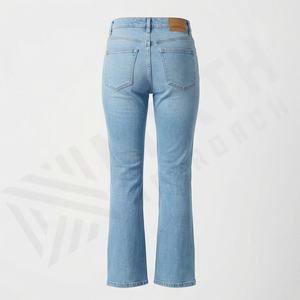 Jeans de Mujer de Talle Alto y Pierna Ancha, Cómodos, Elásticos, Nuevos, Casuales, de Primera Calidad, Atuendo Elegante - Product Image 2