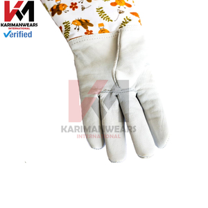 Guantes de Apicultor de Cuero Vacuno con Palma de Cuero, Guantes de Seguridad de Lona Resistentes a Picaduras de Manga Larga, Alta Durabilidad, Ecológicos y Seguros - Product Image 5