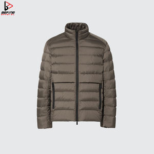 Chaqueta acolchada personalizable de alta calidad para hombre, transpirable, reversible, estilo deportivo, cuello levantado, larga, informal, cálida, para exteriores - Product Image 3