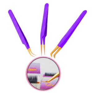 Pince à épiler d'extension de cils Forte pince à épiler d'extension de cils incurvée Dernière conception disponible dans toutes les couleurs - Product Image 4