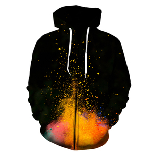 Sudadera con capucha sublimada personalizada de gran tamaño para hombre de alta calidad 100% ropa de calle de algodón para invierno - Product Image 2