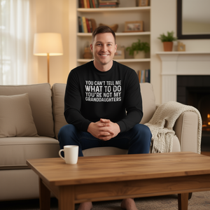 T-shirt à manches longues « You Can't Tell Me What to Do You're Not My Granddaughters », T-shirts promotionnels - Product Image 3