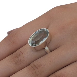 925สเตอร์ลิงเงินคุณภาพดีที่สุดเครื่องประดับแหวนธรรมชาติแท้925สเตอลิงเงินพลอยแฮนด์เมดสปินเนอร์แหวนผู้หญิงบุษราคัมสีฟ้า - Product Image 1