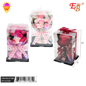 11 \ "X 7 \" fiori luminosi 12 pz/CS in scatola regalo di san valentino - Product Image 1