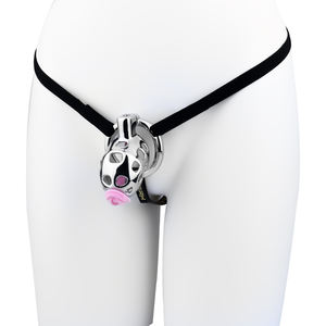 Сетчатая клетка верности из нержавеющей стали с поясом и катетером - Product Image 5