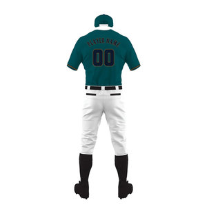 OEM al por mayor 100% poliéster uniformes de béisbol diseñe sus propios uniformes de béisbol y sóftbol para hombres Jersey y pantalón conjunto - Product Image 2
