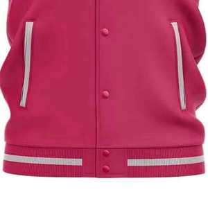 Veste universitaire avec manches en cuir, patch en chenille brodé personnalisé, fournisseur de vestes universitaires - Product Image 6