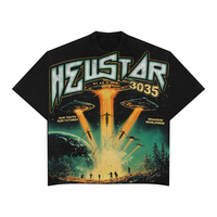 Camisetas para Hombre con Estampado DTG Personalizado, Camisetas Holgadas de Algodón de Alta Calidad y Estilo