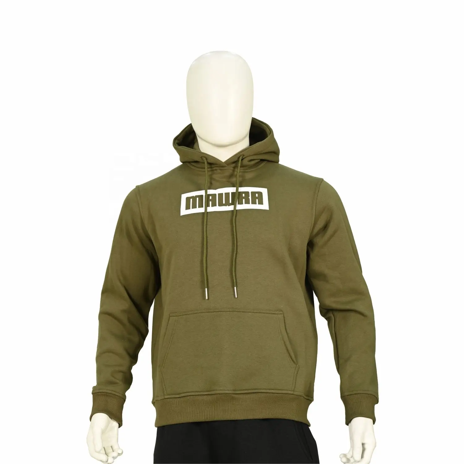 Fully Customized Pullover Hoodie 100% Cotton Fleece With DTF Sticker Logo