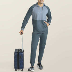 Ensemble de survêtement léger pour homme, meilleur prix de gros, style streetwear, survêtement pour homme à séchage rapide, survêtement pour homme avec design OEM personnalisé - Product Image 2