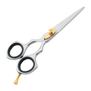 กรรไกรช่างตัดผม (ขอบนูน/เอียง) สแตนเลสสตีลที่วางนิ้วและสกรู (นิ้วแทรก) มีอยู่ในสต็อกสั่งซื้อตอนนี้ - Product Image 1