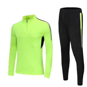 ชุดวอร์มเล่นกีฬาแบบมีซิปสำหรับใส่วิ่งเล่นฟุตบอลชุดวอร์มแขนยาวมีหลายสีดีไซน์เรียบง่าย - Product Image 6