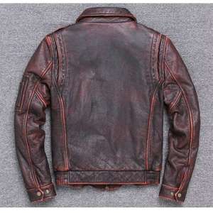 Chaquetas de moda de cuero para mujer de estilo popular personalizado prendas de vestir de moda para mujer chaqueta de cuero de motorista - Product Image 4