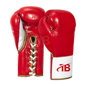 Guantes ajustables de boxeo con cordones para entrenamiento de MMA, guantes de boxeo con cordones, guantes de boxeo con cordones personalizados - Product Image 2