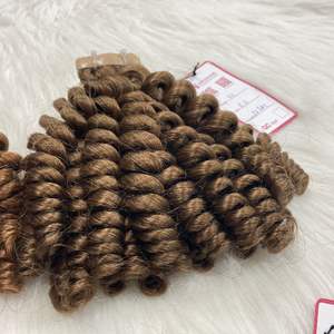 Cinta de cabello humano sin enredos, cabello virgen ondulado, sin procesar, vietnamita, alineada con cutículas, gran oferta - Product Image 5