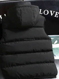 Gilets et gilets à imprimé pour hommes, manteau chaud d'hiver, sweat à capuche, vêtements de randonnée imperméables, veste matelassée - Product Image 3