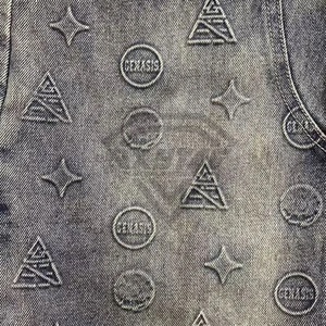 กางเกงยีนส์ขาสั้นวินเทจแนวสตรีทสำหรับผู้ชายกางเกงขาสั้นสีดำแฟชั่นล่าสุดสำหรับฤดูร้อน - Product Image 5