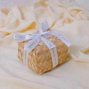 Boîte-cadeau en bambou tissée à la main de nombreuses tailles, boîte d'emballage de cadeau durable écologique pour anniversaire, vacances, mariage, cadeau d'affaires - Product Image 3