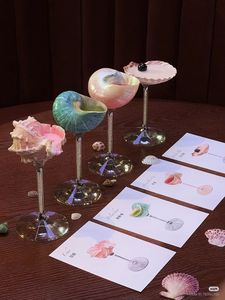 Luxurious Seashell Wine Glass, Artisan Conch <b>Cup</b> for 2025 Party & Event Decor. - Product Image 3