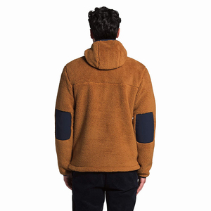 Vente en gros de sweats à capuche Sherpa bicolore unisexe, fabricant personnalisé avec Logo personnalisé - Product Image 5